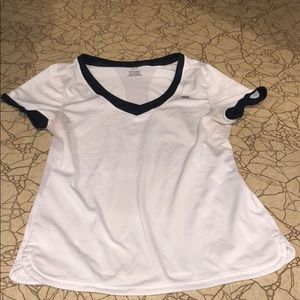 Athletic white t-shirt